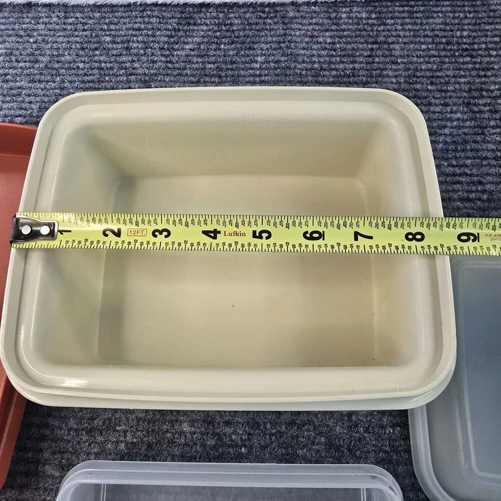 Tupperware orange contains